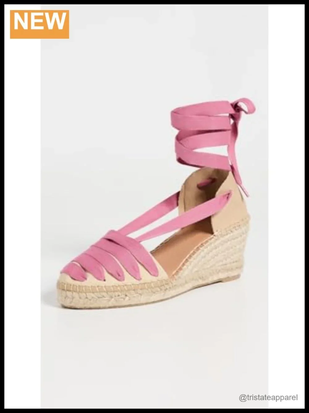 Wedge Espadrilles Ankle Strap Jute Midsole 2.5in Heel Casual Summer